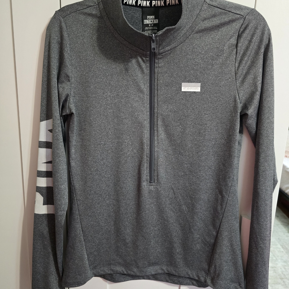 PINK Victoria's Secret Charcoal Zip-Up